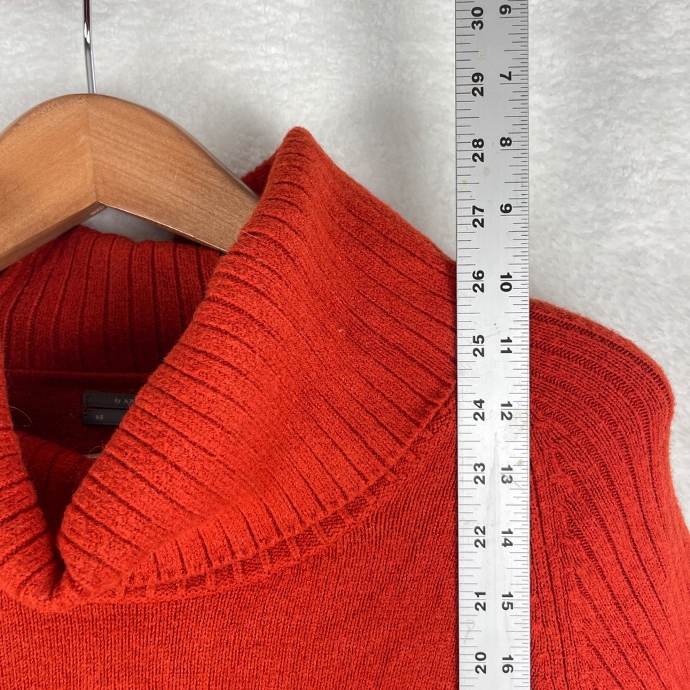 Anthropologie XS Paloma Pumpkin Cowl Neck Sweater Cozy Scandigirl Oversized Warm - Picture 8 of 15